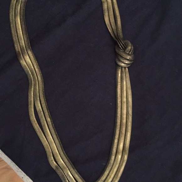Gold Knot Necklace - Picture 5 of 8